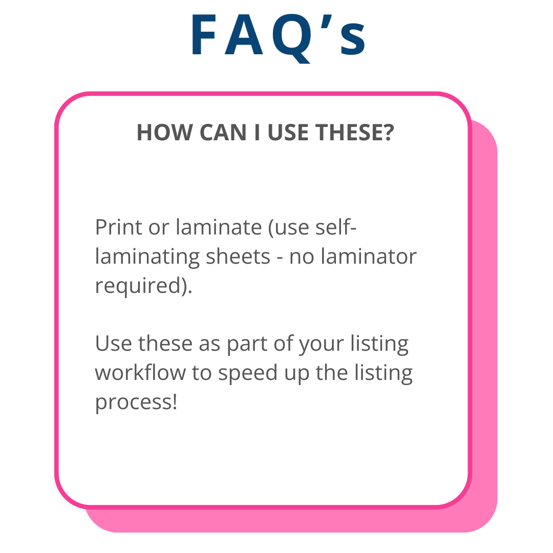 LISTING CARDS For Measurements and Condition | Reseller Productivity | Listing Workflow | Batching