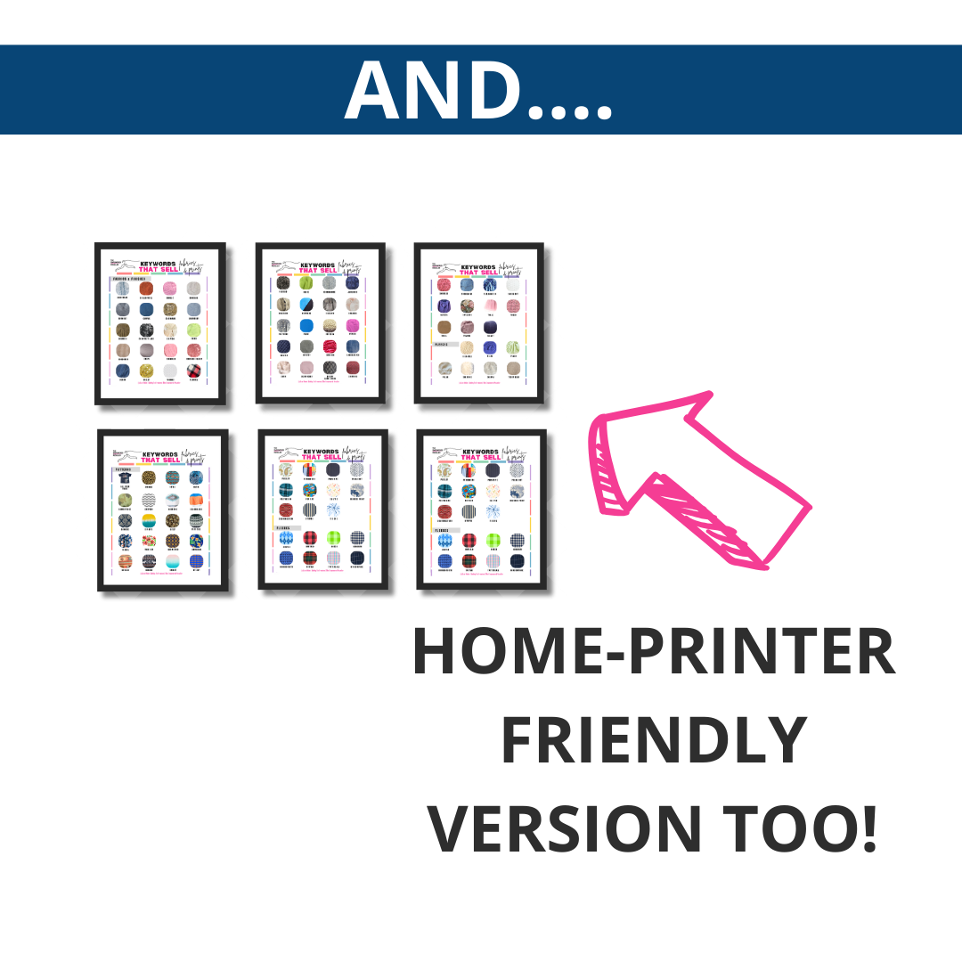 KEYWORDS THAT SELL POSTER | FABRICS & PRINTS - REFERENCE FOR CLOTHING RESELLERS