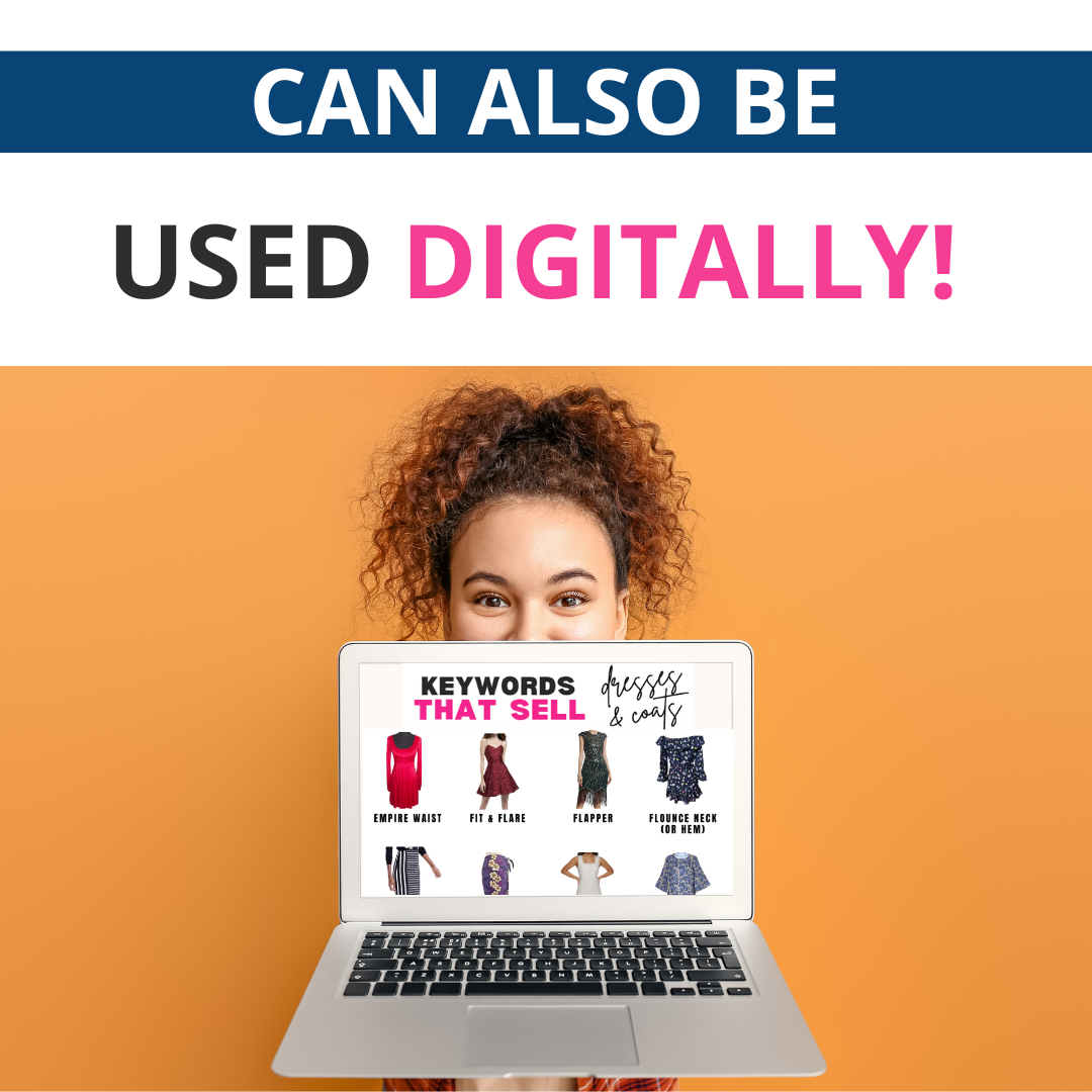 COMPLETE BUNDLE! KEYWORDS THAT SELL POSTERS - REFERENCE FOR CLOTHING RESELLERS