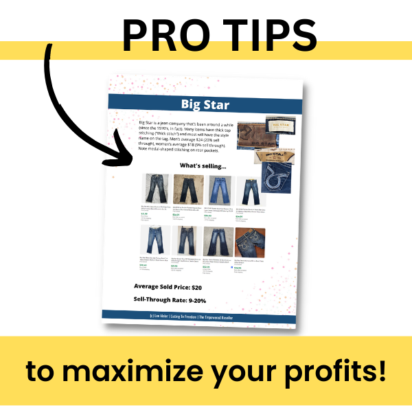 Best Jean Brands To Resell: Big Money Brand Guide