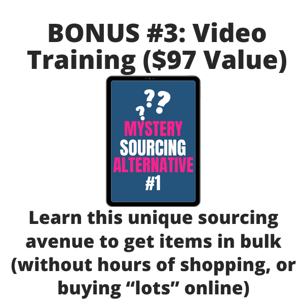 SOURCING KIT: THE ULTIMATE RESELLER SOURCING KIT