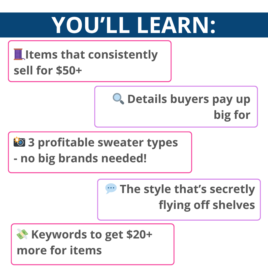 SOURCING BOX: KNIT SWEATERS