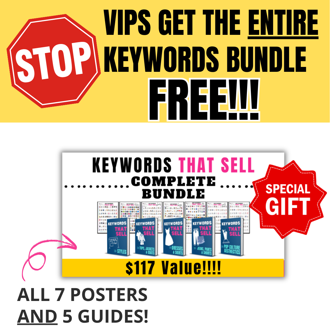 KEYWORDS THAT SELL: STYLE KEYWORD GUIDE FOR CLOTHING RESELLERS