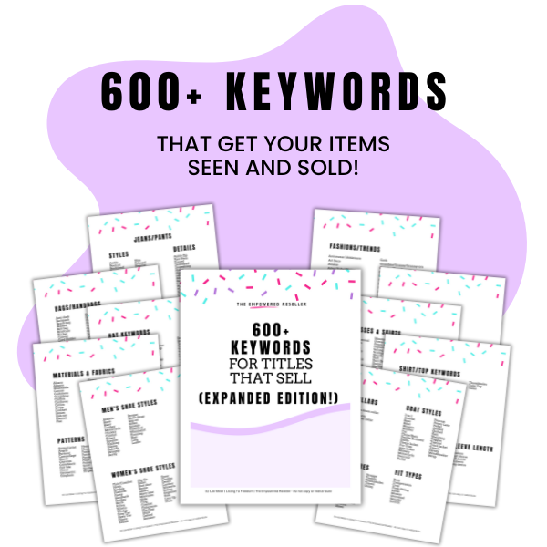 600+ KEYWORDS FOR TITLES THAT SELL (EXPANDED EDITION!)