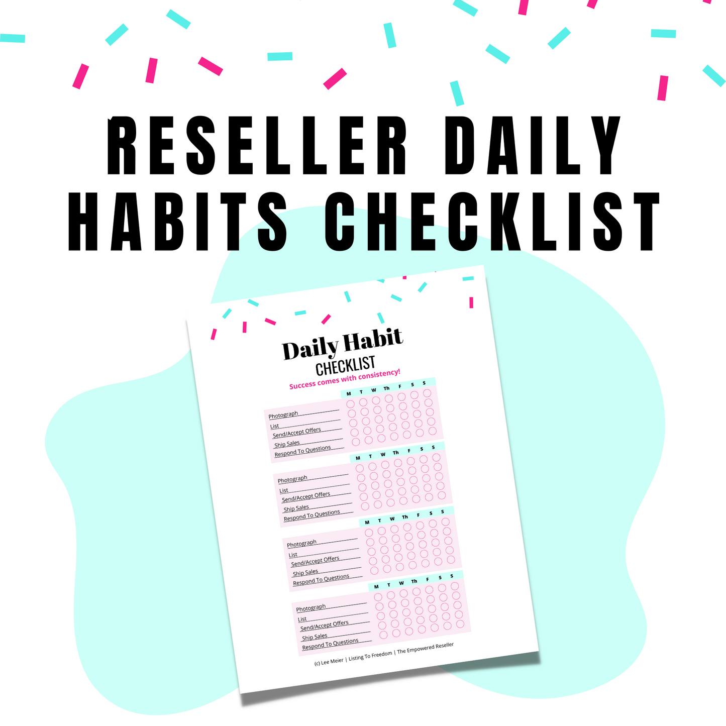 RESELLER DAILY HABIT CHECKLIST