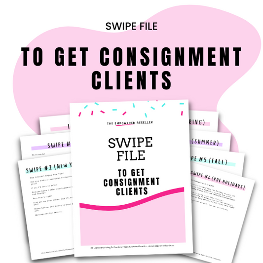 CONSIGNMENT SWIPE FILE
