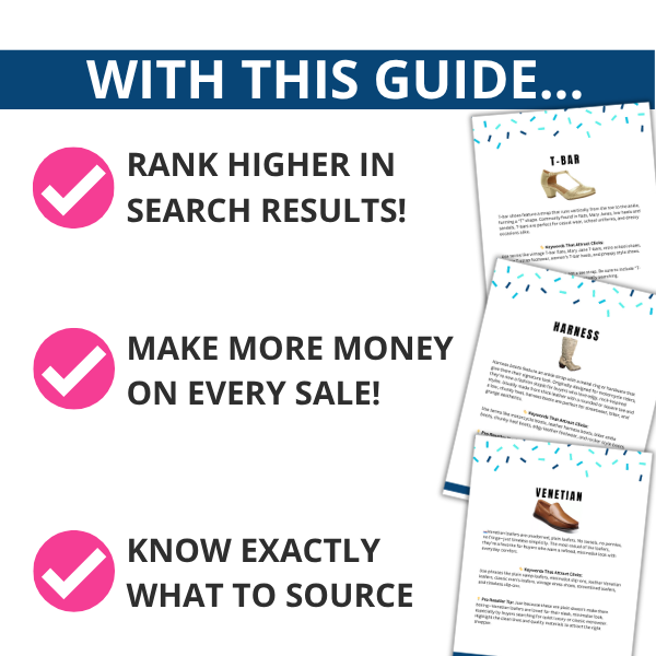 KEYWORDS THAT SELL: SHOE KEYWORD GUIDE FOR CLOTHING RESELLERS
