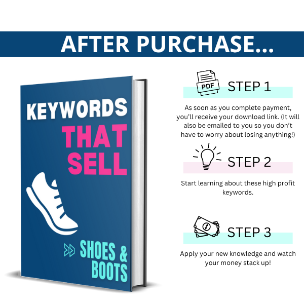 KEYWORDS THAT SELL: SHOE KEYWORD GUIDE FOR CLOTHING RESELLERS