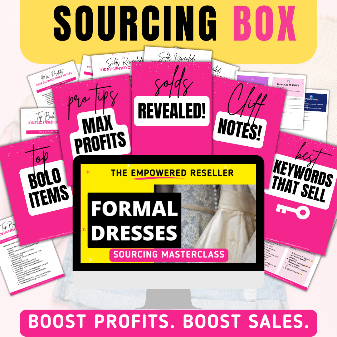 SOURCING BOX: FORMAL DRESSES