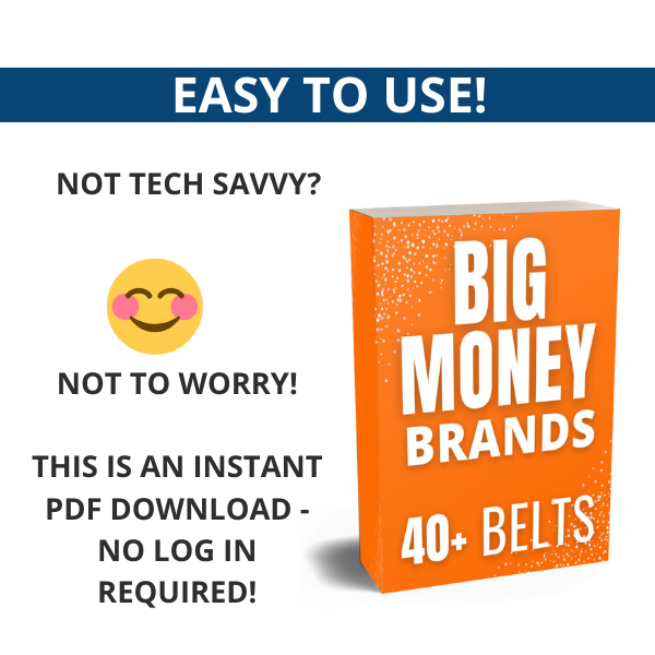 Best Belt Brands To Resell: Big Money Brand Guide