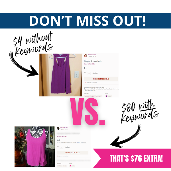 KEYWORDS THAT SELL: POP CULTURE KEYWORD GUIDE FOR CLOTHING RESELLERS