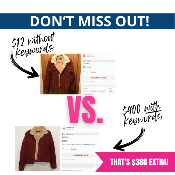 KEYWORDS THAT SELL: POP CULTURE KEYWORD GUIDE FOR CLOTHING RESELLERS