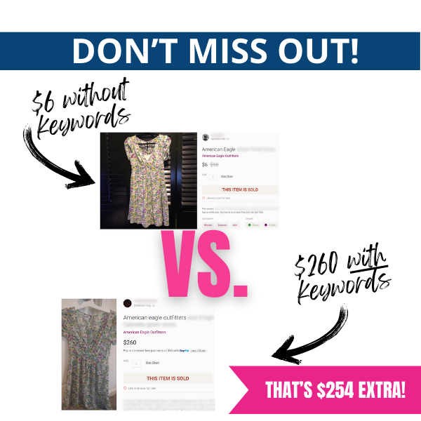 KEYWORDS THAT SELL: POP CULTURE KEYWORD GUIDE FOR CLOTHING RESELLERS