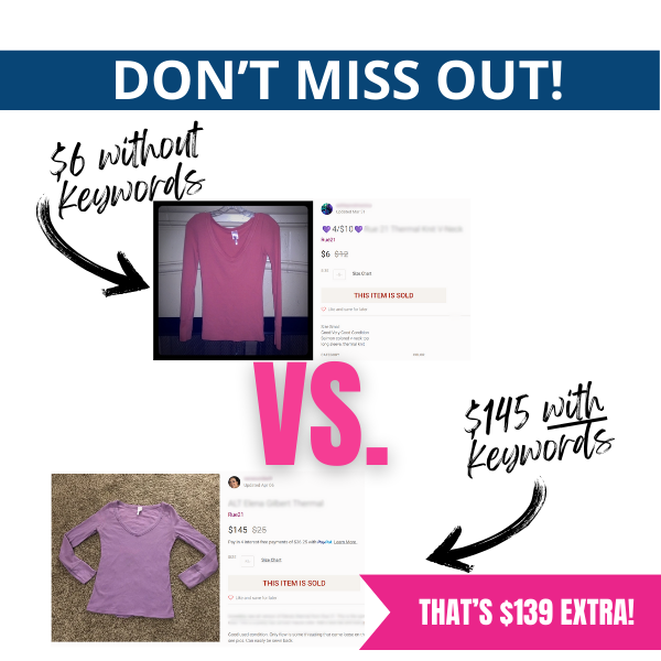 KEYWORDS THAT SELL: POP CULTURE KEYWORD GUIDE FOR CLOTHING RESELLERS