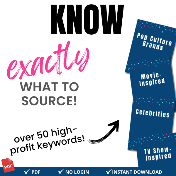 KEYWORDS THAT SELL: POP CULTURE KEYWORD GUIDE FOR CLOTHING RESELLERS