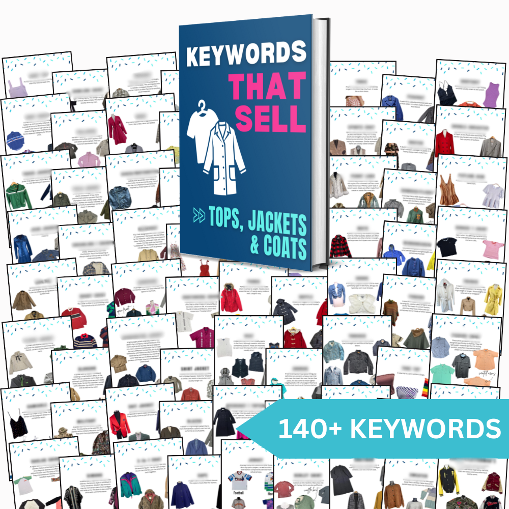 KEYWORDS THAT SELL: SHIRT, JACKET AND COAT KEYWORD GUIDE FOR CLOTHING RESELLERS