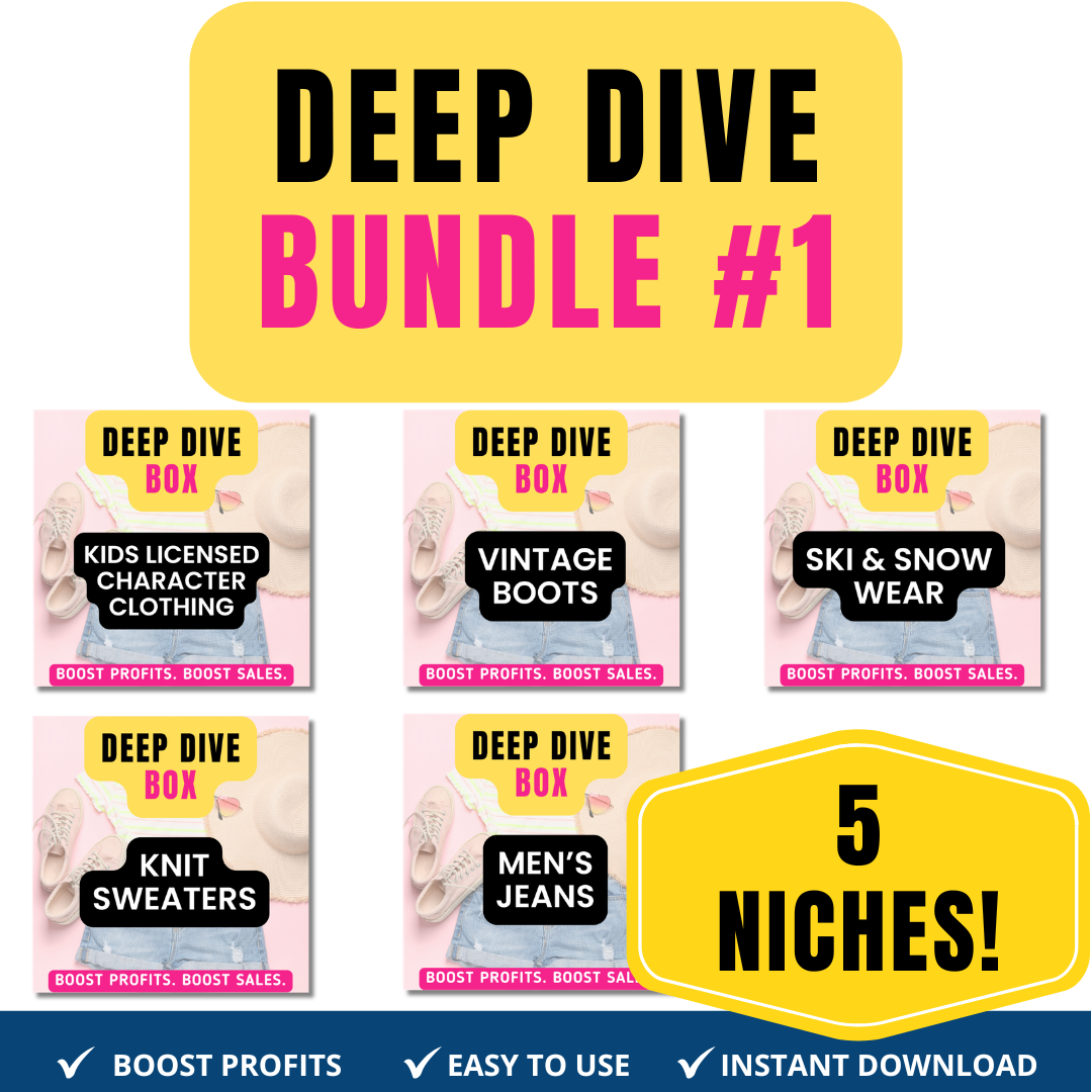 DEEP DIVE BUNDLE #1 (5 NICHES)