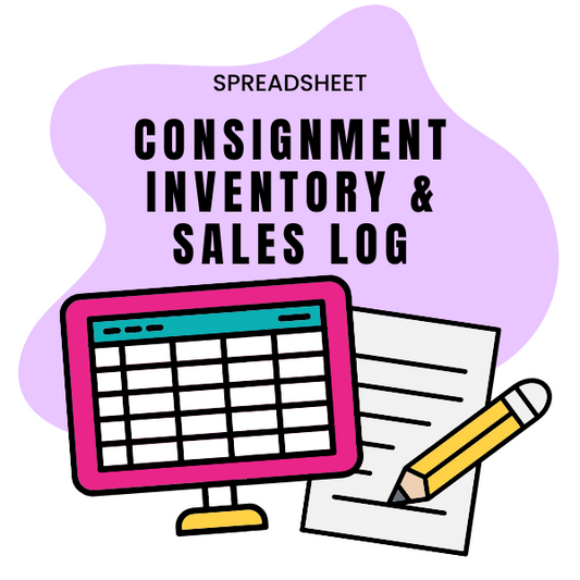 CONSIGNMENT INVENTORY & SALES LOG SPREADSHEET