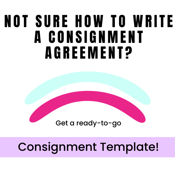CONSIGNMENT AGREEMENT TEMPLATE