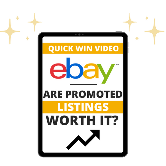 QUICK WIN VIDEO: EBAY ARE PROMOTED LISTINGS WORTH IT?