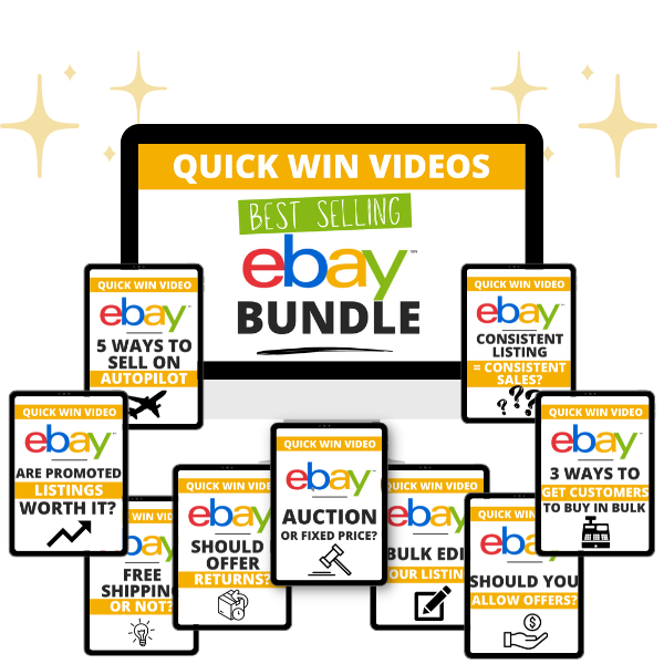 BEST SELLING EBAY QUICK WIN VIDEO BUNDLE