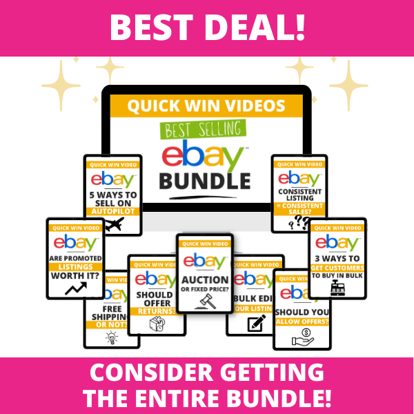 QUICK WIN VIDEO: EBAY SHOULD YOU ALLOW OFFERS